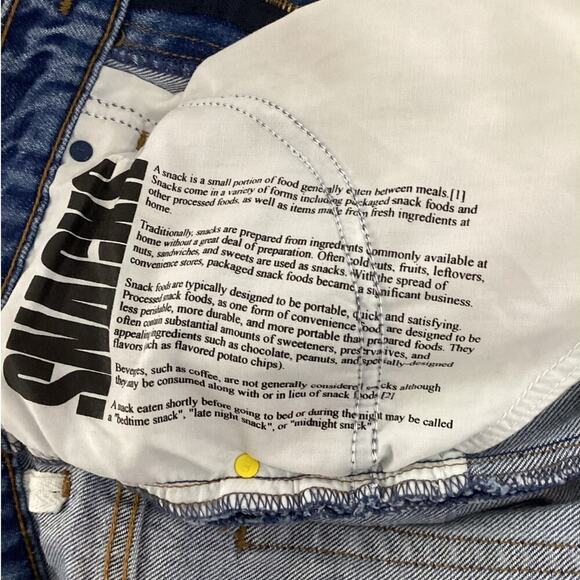 Mother Snacks High Waisted Double Stack Ankle Jeans Delicious Memories Size 29 - Picture 14 of 15